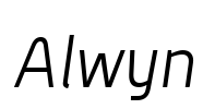 Alwyn Font Image