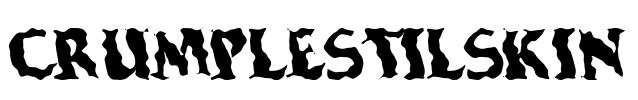 CRUMPLESTILSKIN Font Image