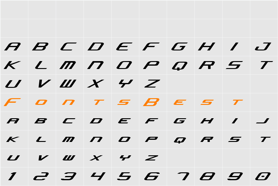 Concielian Jet Character Map