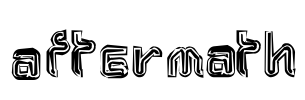 Aftermath Font Image