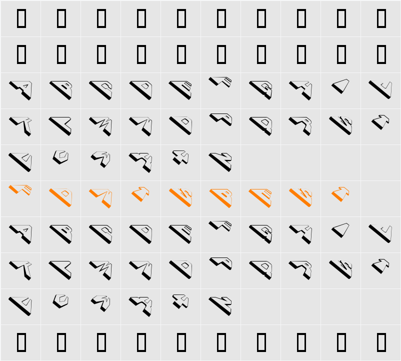 JI-Fallal Character Map