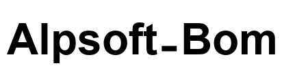 Alpsoft-Bom Font Image