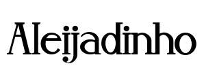 Aleijadinho Font Image