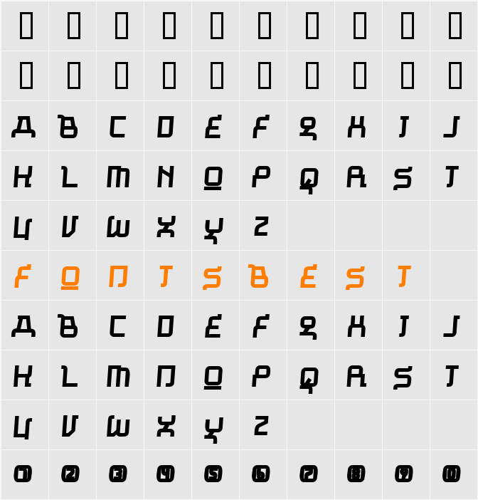 Missu Character Map