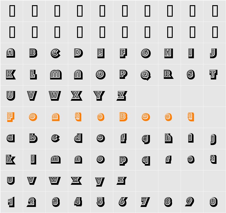 JI-Dither Character Map