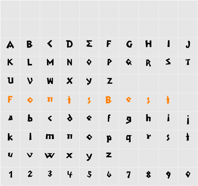 MendelsohnsTochter Character Map