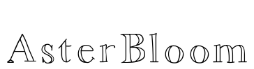 AsterBloom Font Image