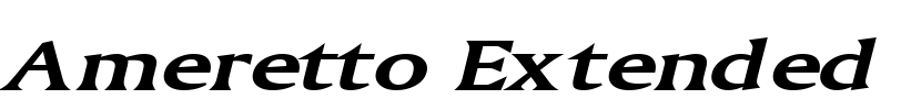 Ameretto Extended Font Image