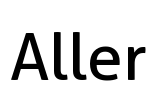 Aller Font Image