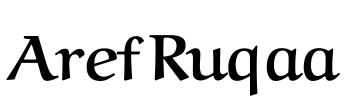 Aref Ruqaa Font Image