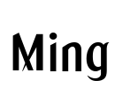 Ming Font Image