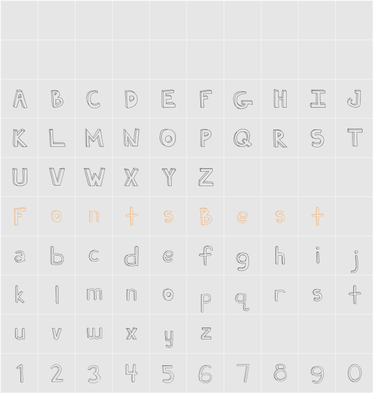 Fh_Ugly Character Map