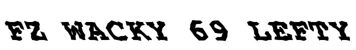 FZ WACKY 69 LEFTY Font Image