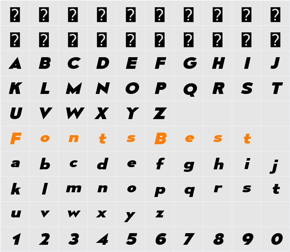 Mesmerize Ex Eb Character Map