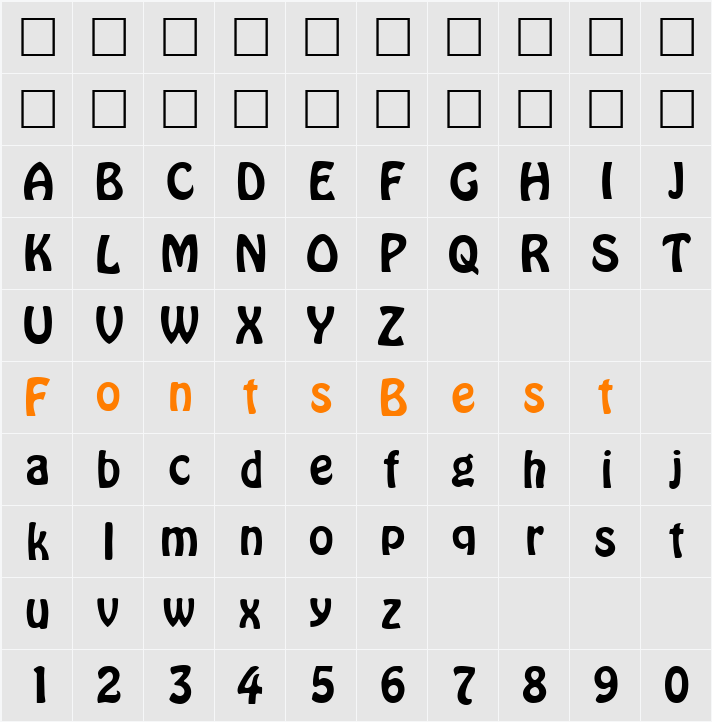 CyrillicHover Character Map