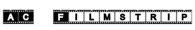 AC Filmstrip Font Image