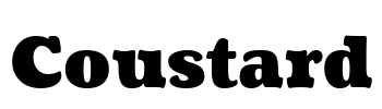 Coustard Font Image