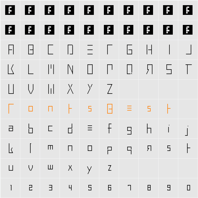 Buprestid css226 Character Map