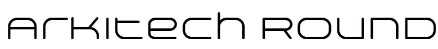 Arkitech Round Font Image