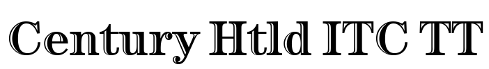 Century Htld ITC TT Font Image