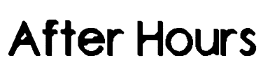 After Hours Font Image