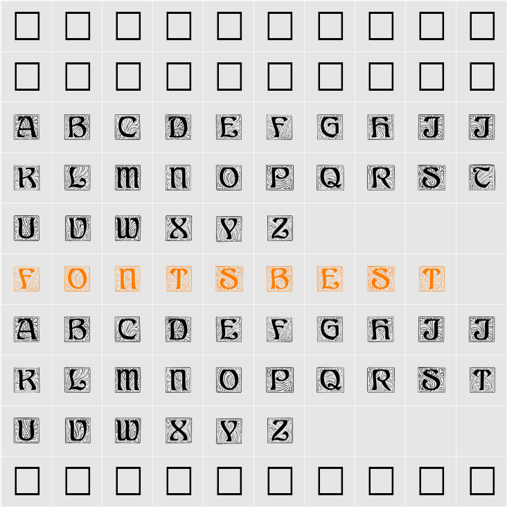 Anne-Stone Character Map