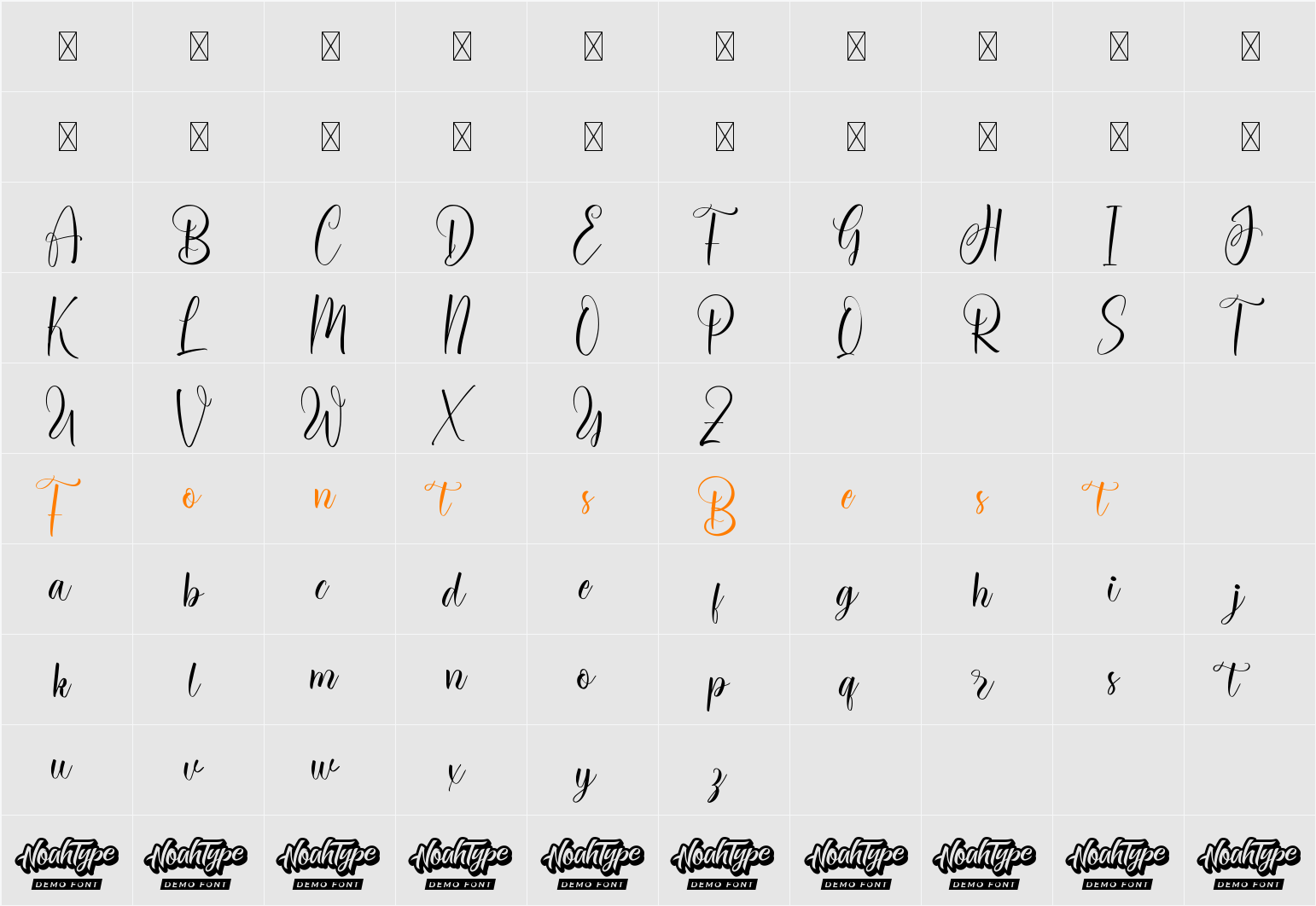 Winter Bread Demo Character Map