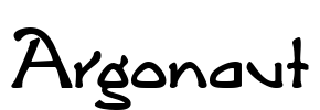 Argonaut Font Image