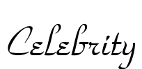 Celebrity Font Image