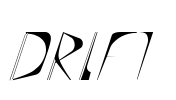 DRIFT Font Image