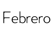 Febrero Font Image