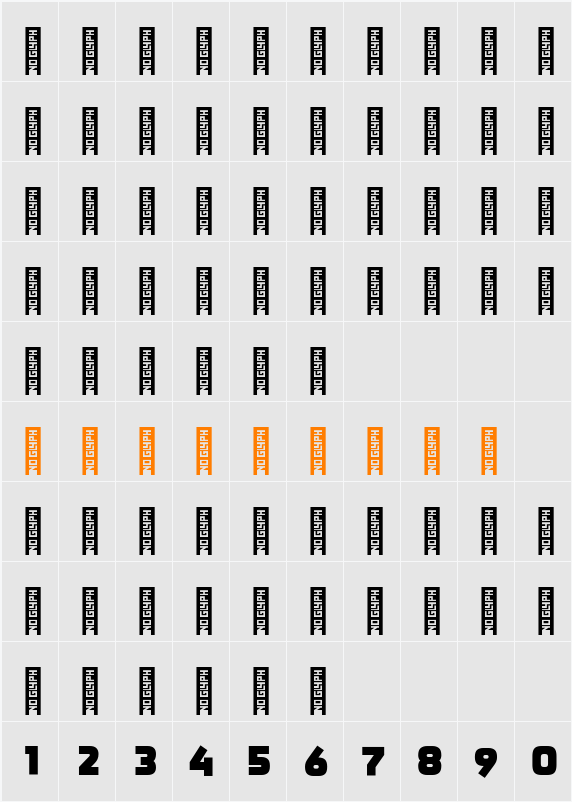 Spectrum 2.0 FM Character Map