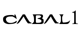 Cabal1 Font Image