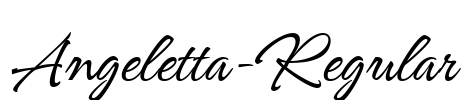 Angeletta-Regular Font Image