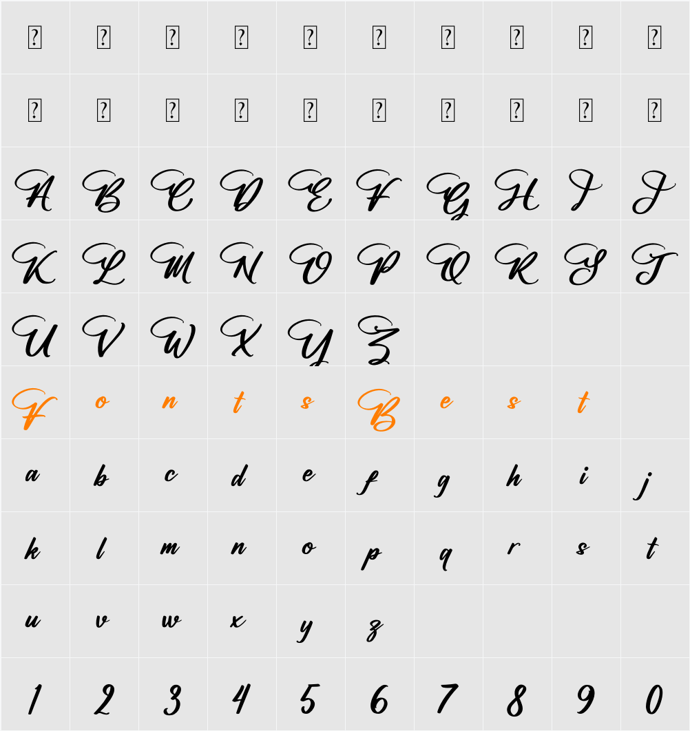 Halittany Badela Character Map