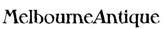 MelbourneAntique Font Image