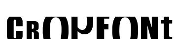 CropFont Font Image