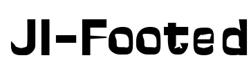 JI-Footed Font Image