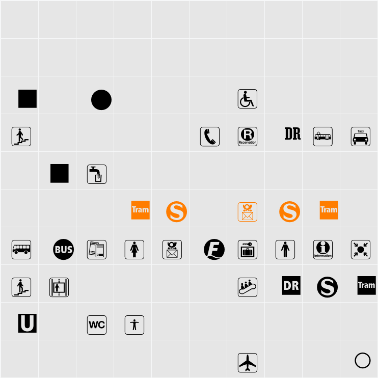 DBSystem PictNeu Character Map