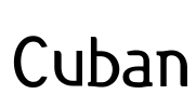 Cuban Font Image