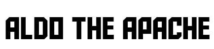 Aldo the Apache Font Image