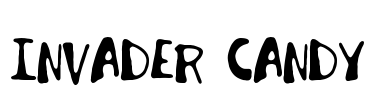 Invader Candy Font Image