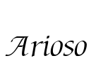 Arioso Font Image