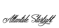 Atlantide Starlight Font Image