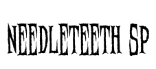 Needleteeth SP Font Image