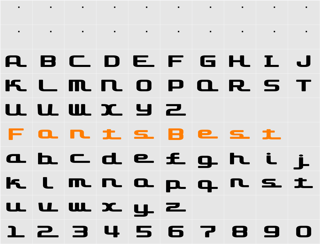 D3 Roadsterism Wide Character Map