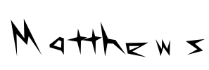 Matthews Font Image