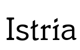 Istria Font Image