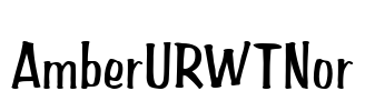 AmberURWTNor Font Image