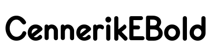 CennerikEBold Font Image